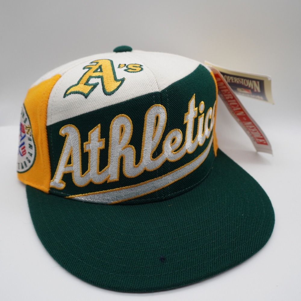 American Needle Oakland Athletics Hat Men OSFA Green Gold Vintage Snapback MLB